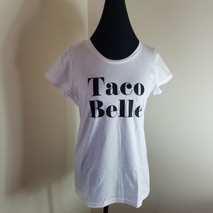 Tiff + Jen Taco Belle Fun Graphic Tee Shirt XLarge